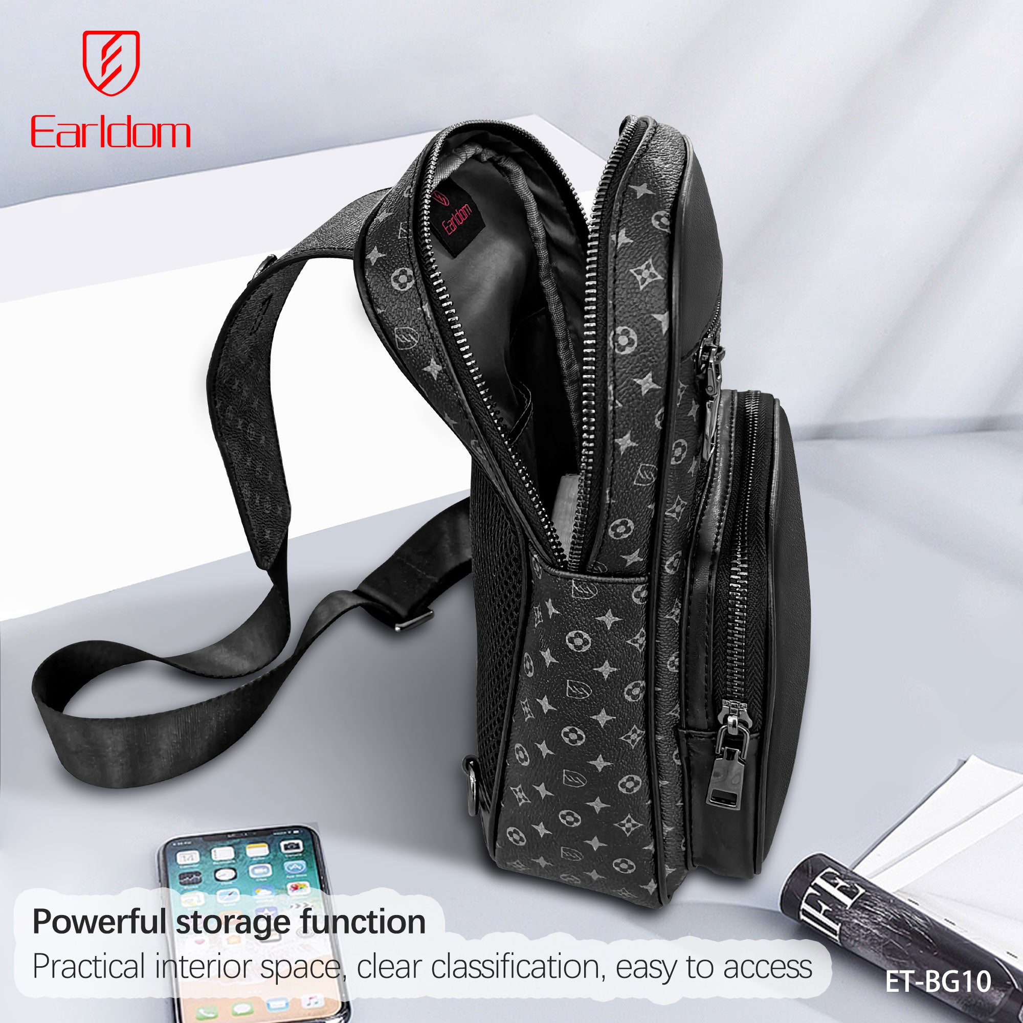Earldom ET-BG10 Tech Bag 10.5CM - Black