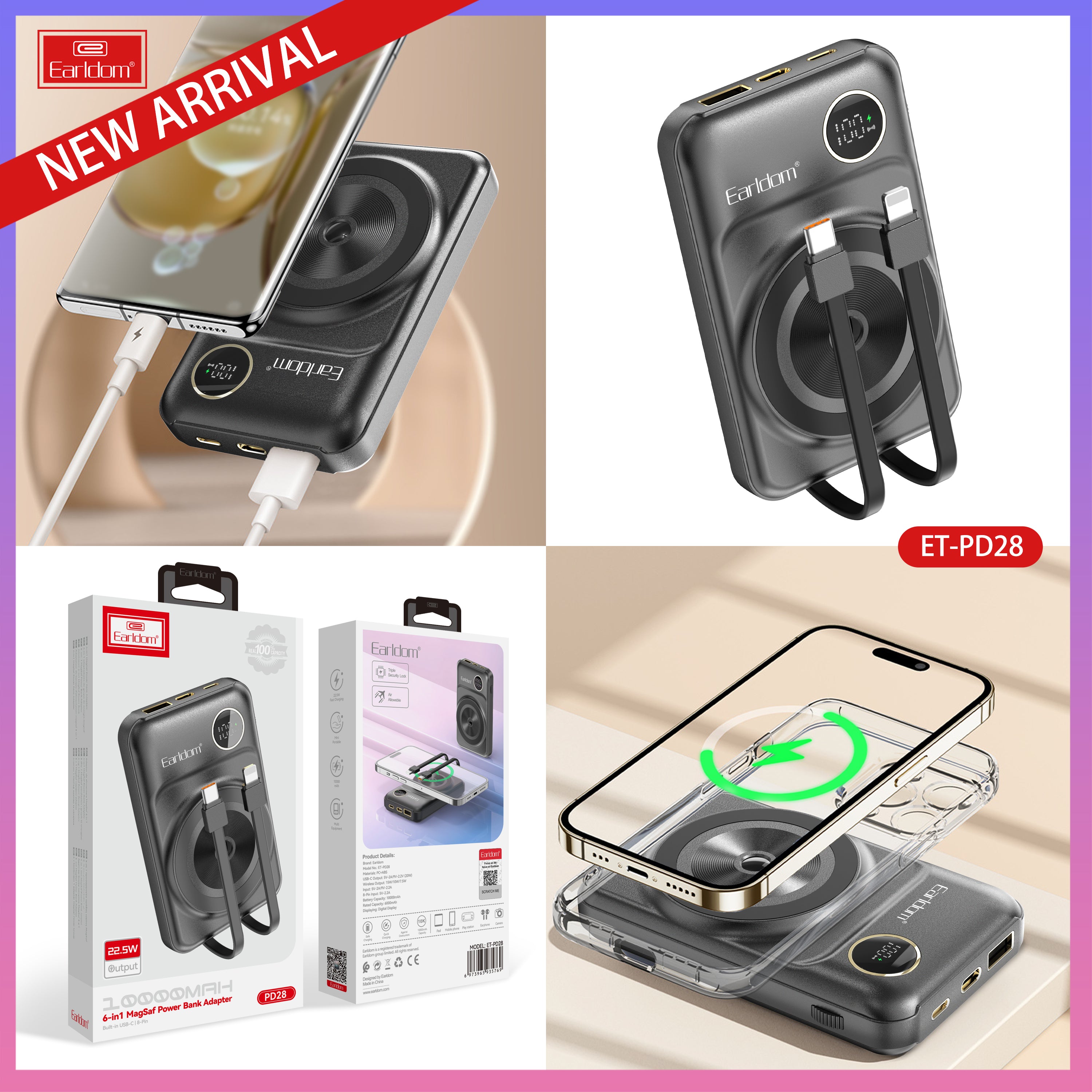 ET-PD28 Wireless powerBank