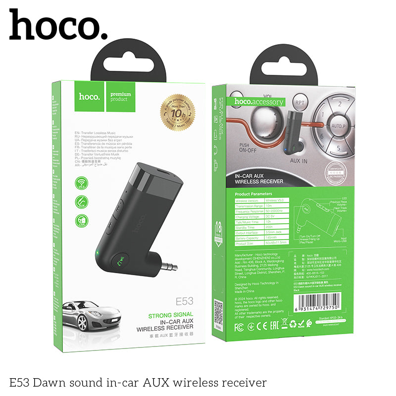 HD_SYNC:E53 Dawn sound in-car AUX wireless receiver