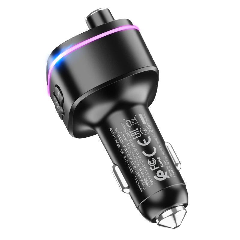 HD_SYNC:E62 Fast PD20W+QC3.0 car BT FM transmitter