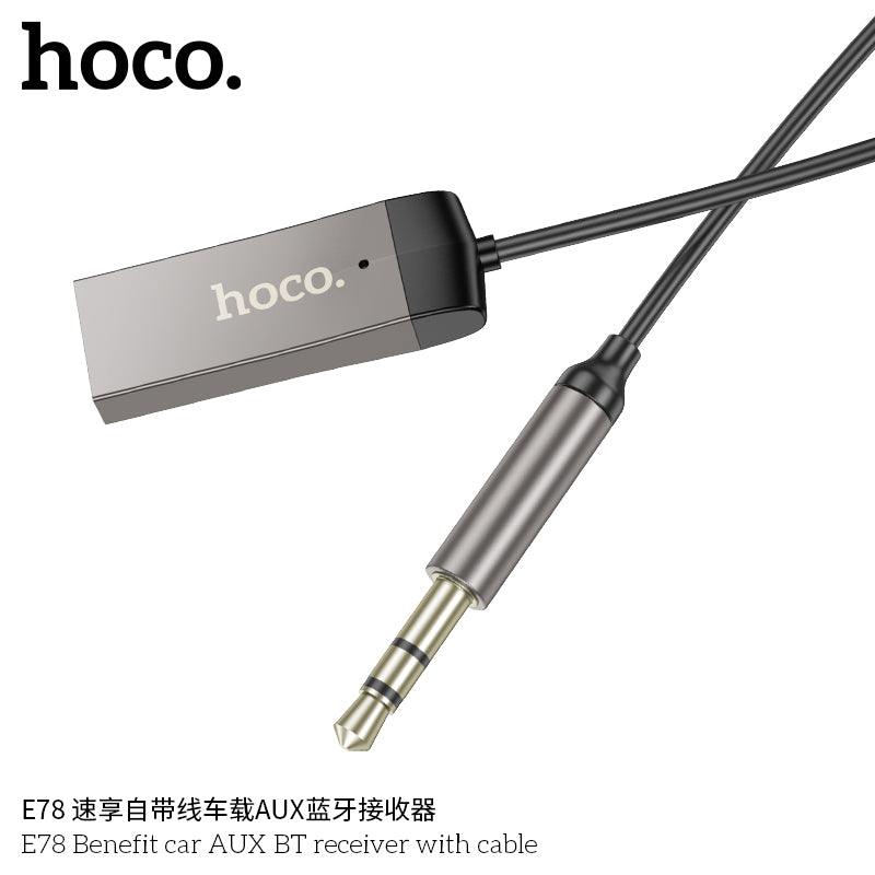 HD_SYNC:E78 Benefit car AUX BT receiver with cable