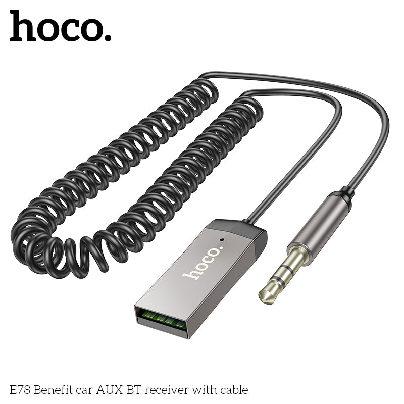 HD_SYNC:E78 Benefit car AUX BT receiver with cable
