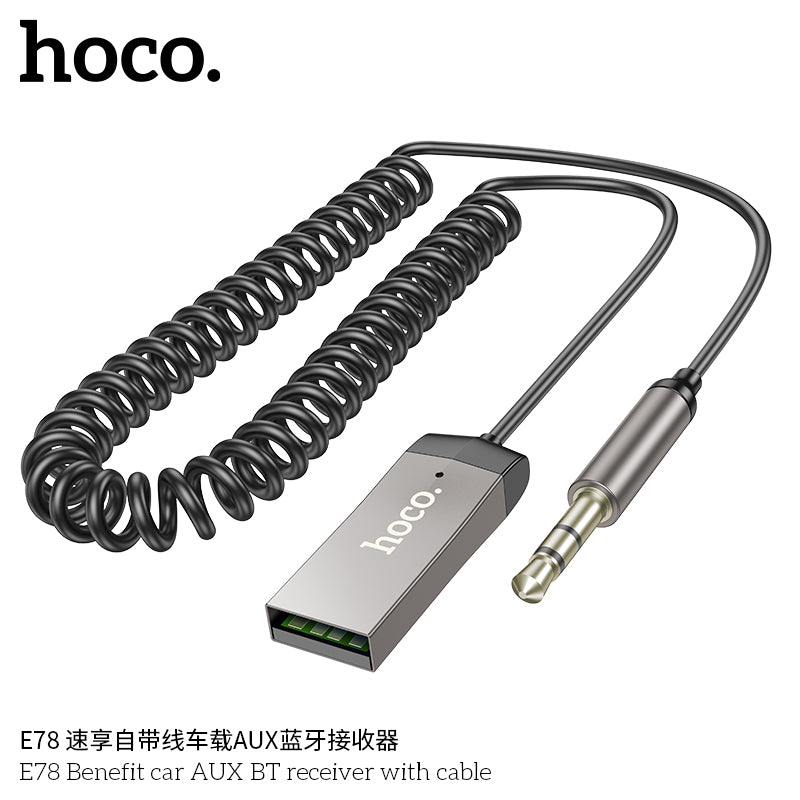 HD_SYNC:E78 Benefit car AUX BT receiver with cable