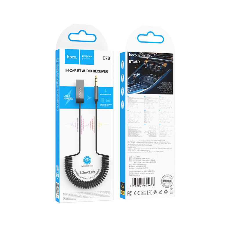 HD_SYNC:E78 Benefit car AUX BT receiver with cable