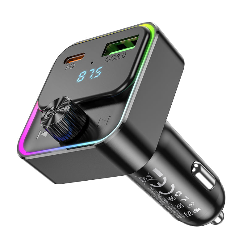 HD_SYNC:E81 Fantasy PD30W+QC3.0 car BT FM transmitter