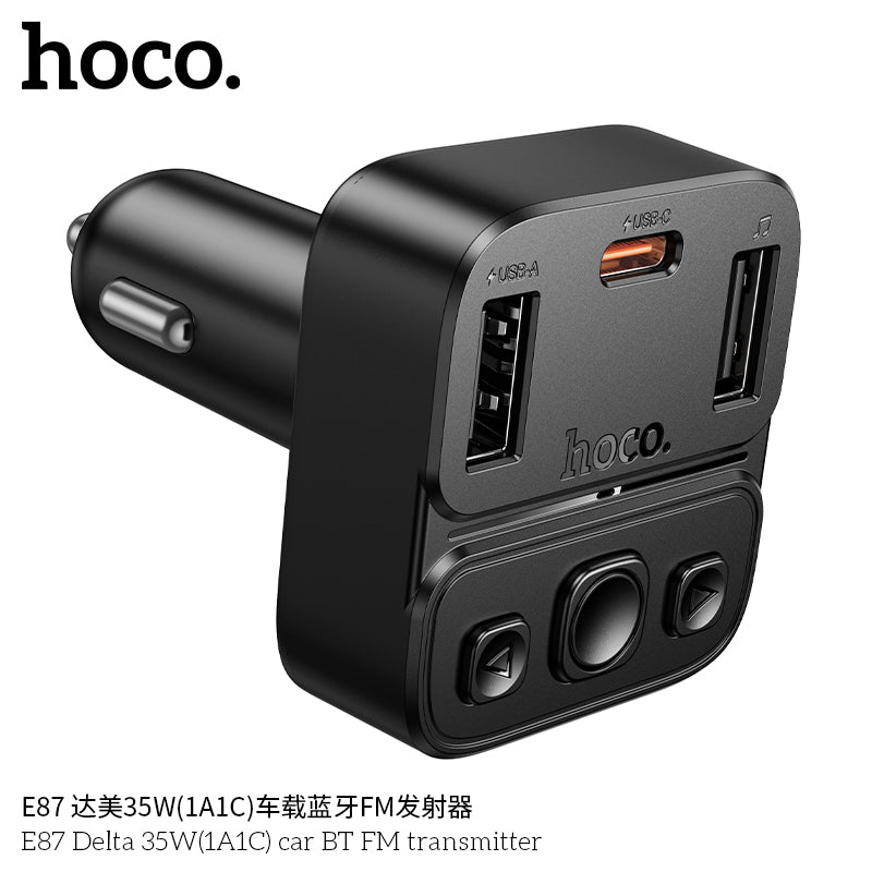 HD_SYNC:E87 Delta 35W(1A1C) car BT FM transmitter