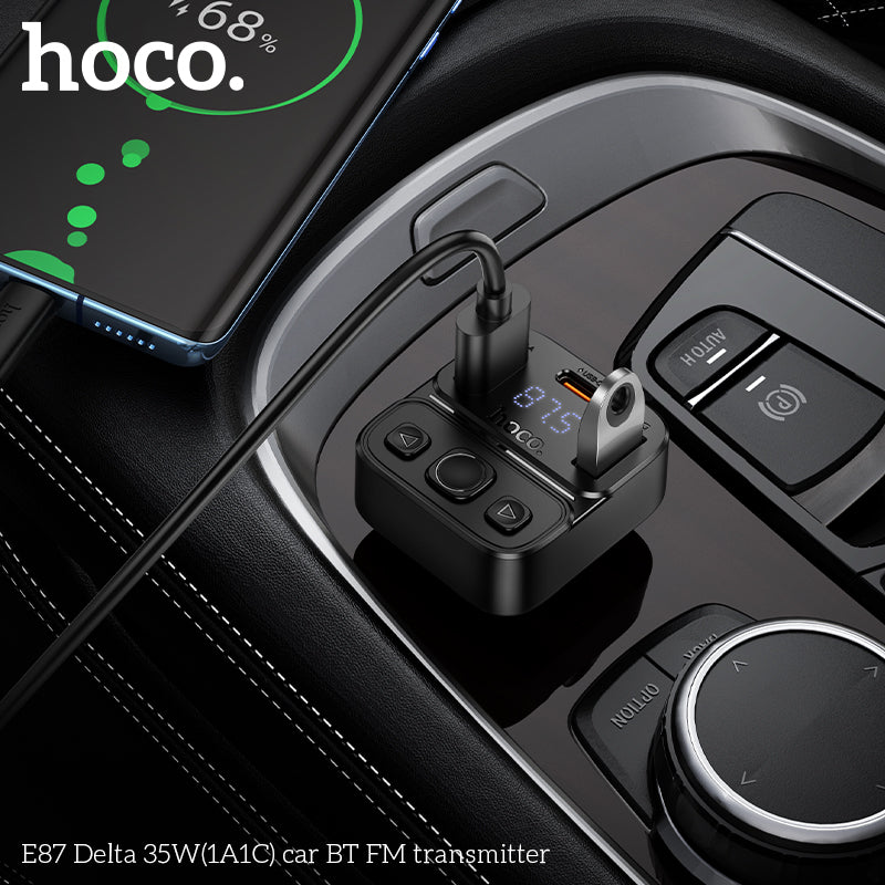 HD_SYNC:E87 Delta 35W(1A1C) car BT FM transmitter