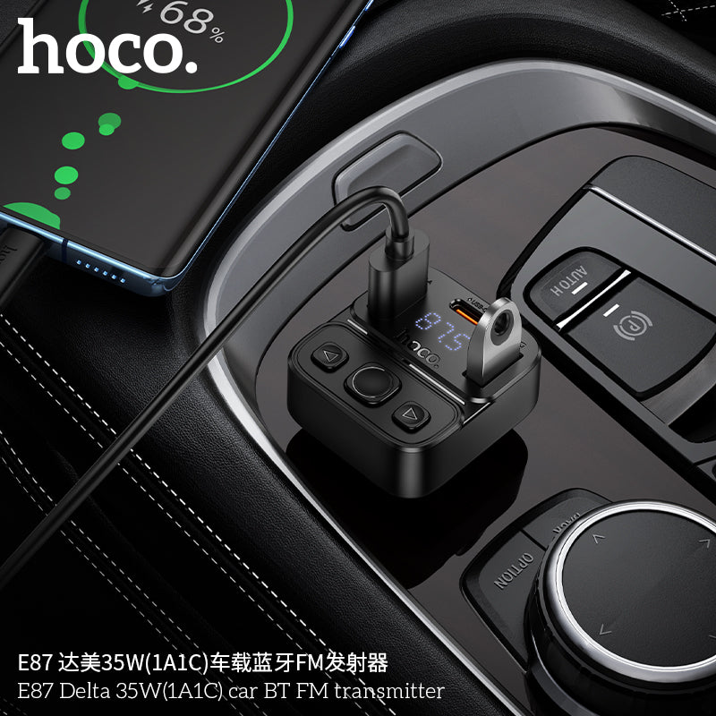 HD_SYNC:E87 Delta 35W(1A1C) car BT FM transmitter