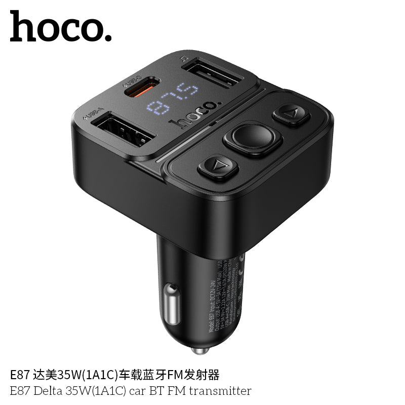 HD_SYNC:E87 Delta 35W(1A1C) car BT FM transmitter