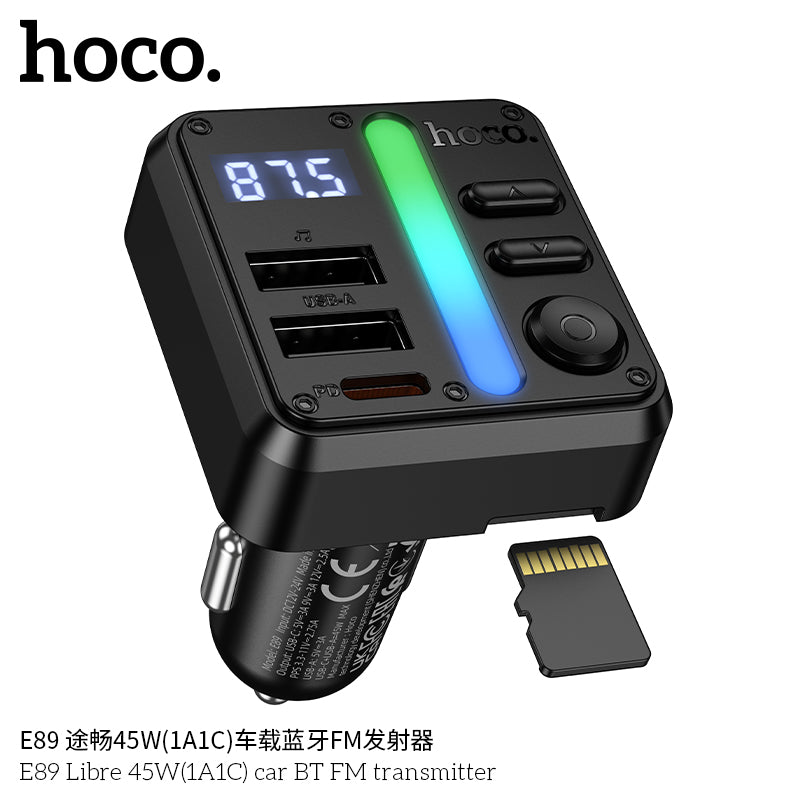 HD_SYNC:E89 Libre 45W(1A1C) car BT FM transmitter