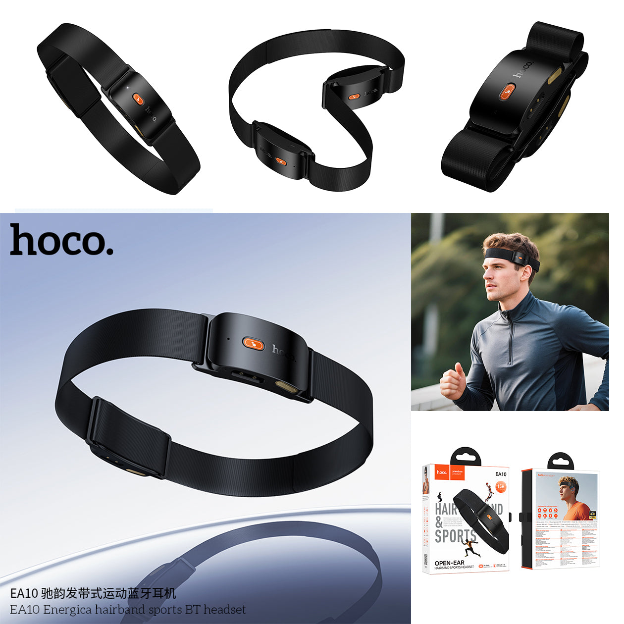 HD_SYNC:EA10 Energica hairband sports BT headset