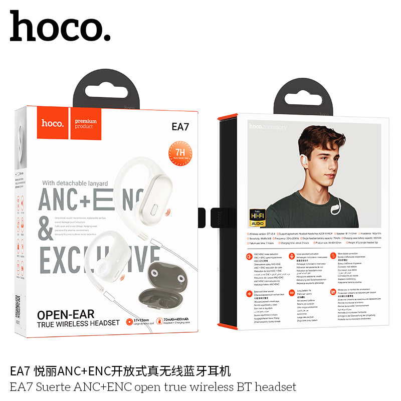 Hoco EA7 Suerte ANC+ENC open true wireless BT headset