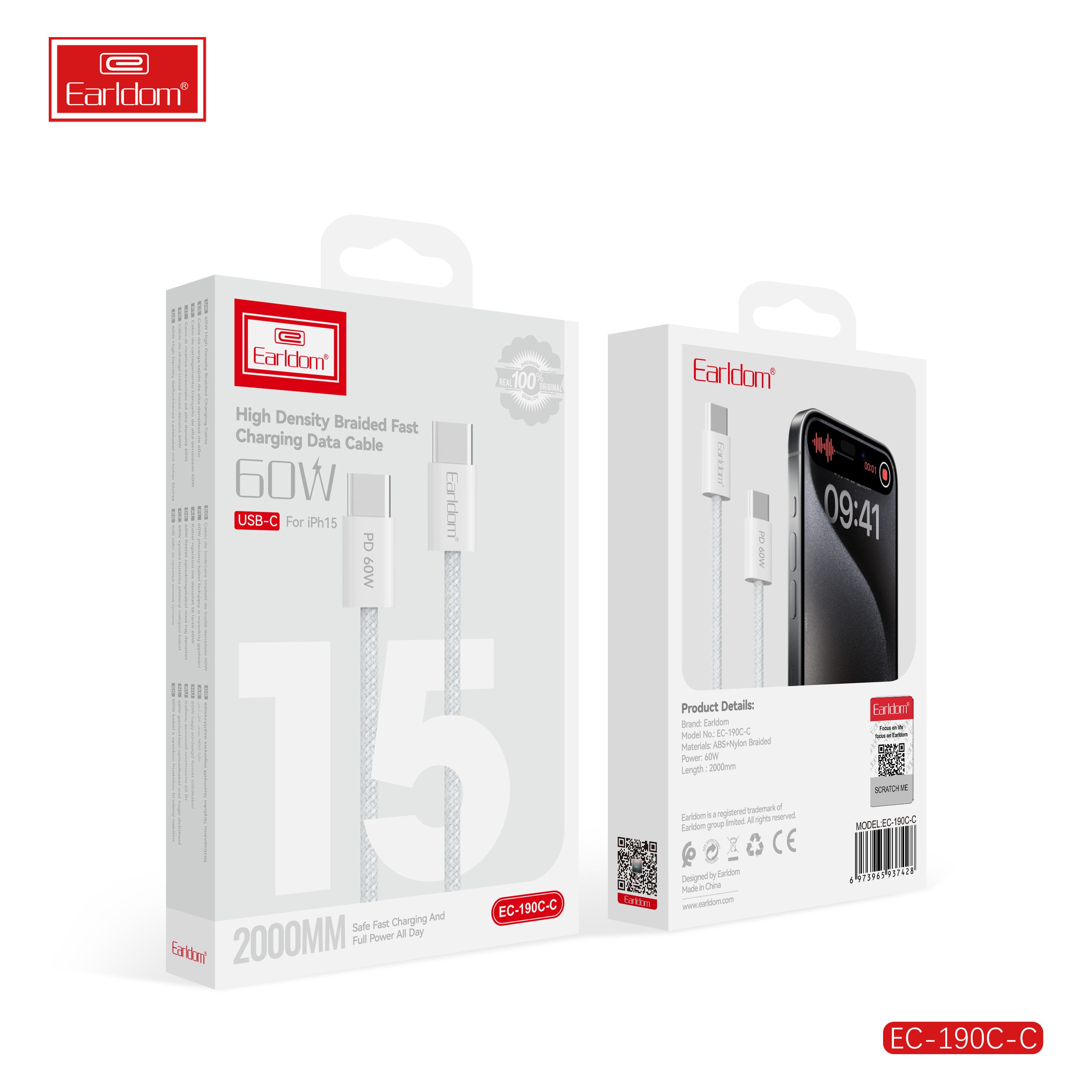HD_SYNC:EC-190 C-C (type c-type c) 2 METERS