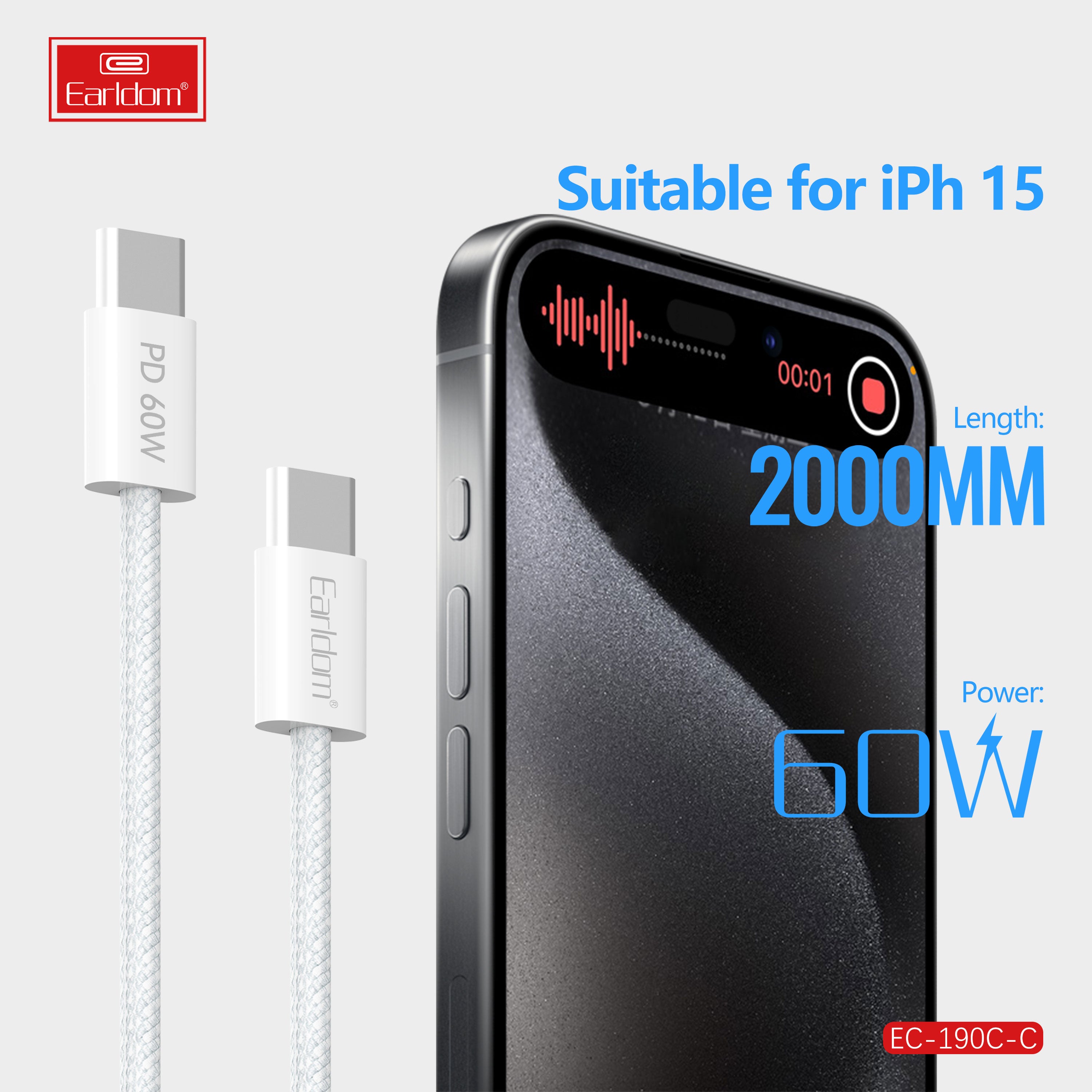 HD_SYNC:EC-190 C-C (type c-type c) 2 METERS