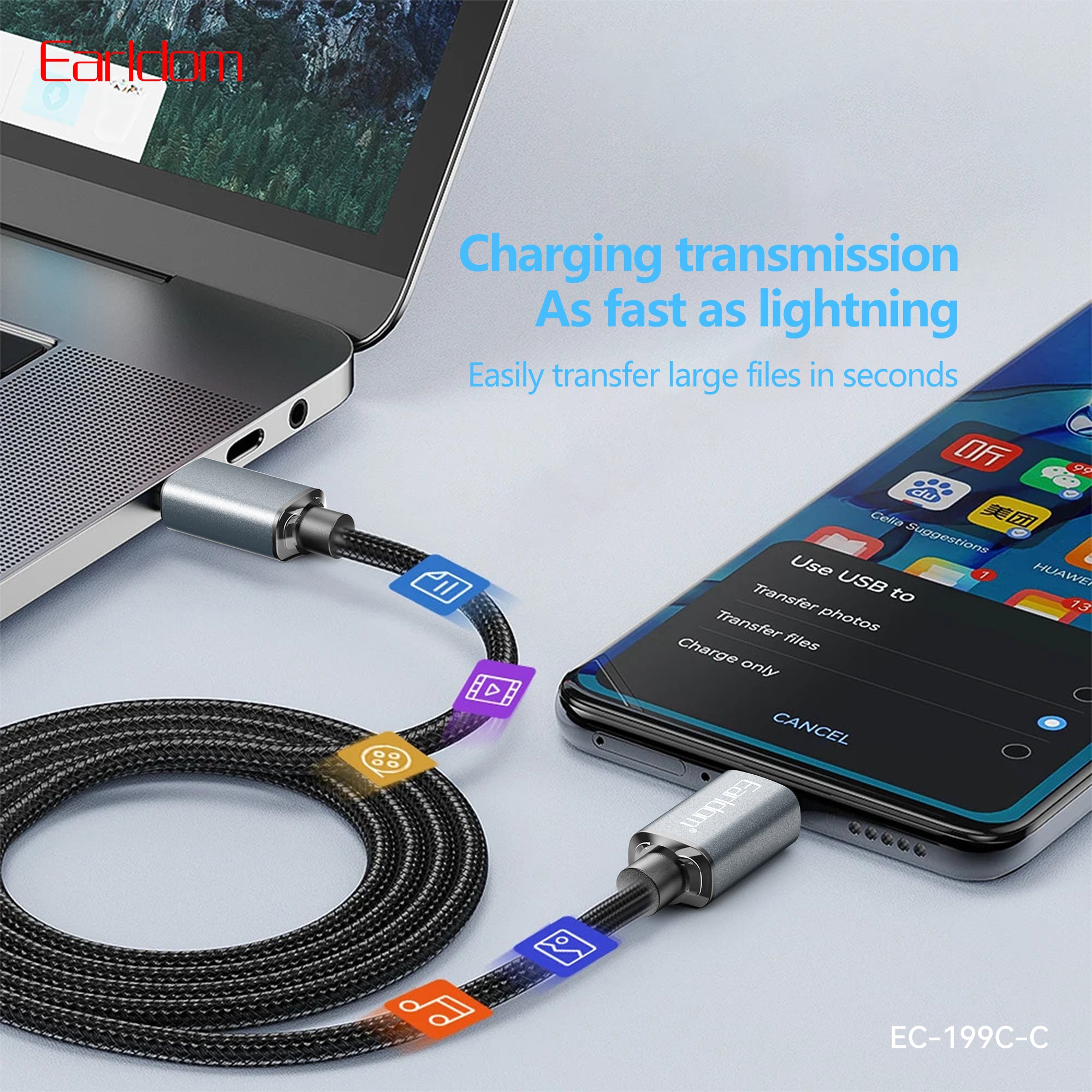 HD_SYNC:EC-199 C-C (type c-type c) 1.2 METER