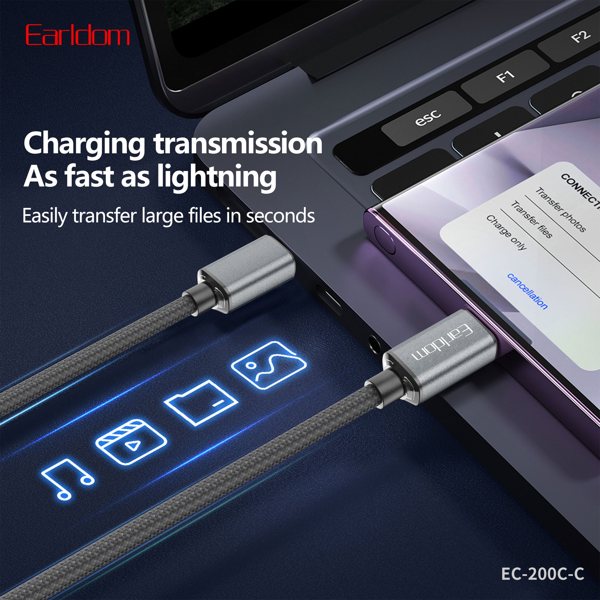 HD_SYNC:EC-200 C-C (type c-type c) 2 METER
