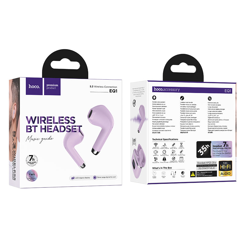 HD_SYNC:EQ1 Music guide true wireless BT headset