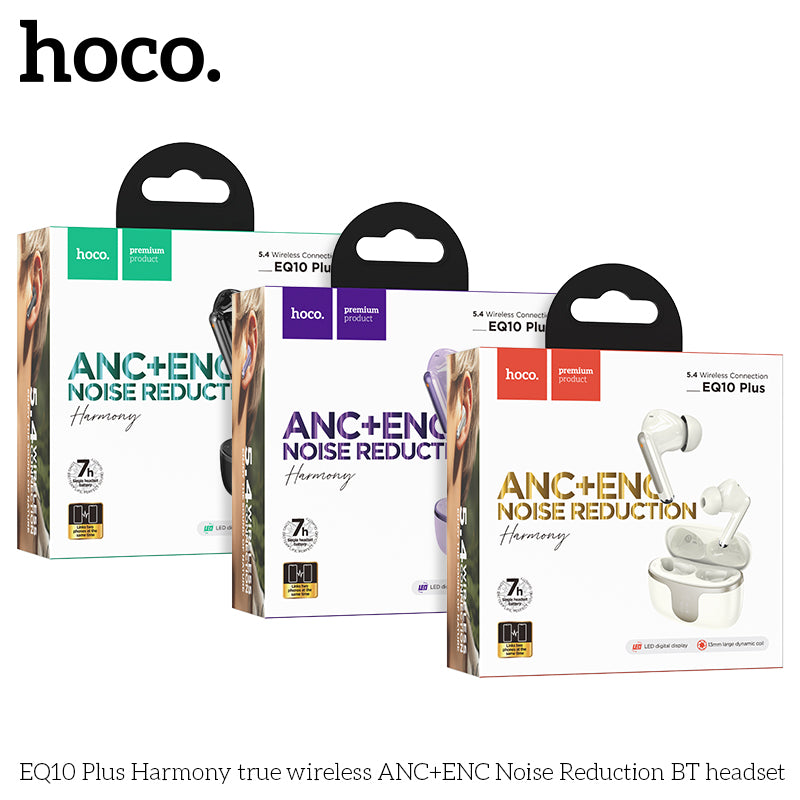HD_SYNC:EQ10 Plus Harmony true wireless ANC+ENC Noise Reduction BT headset