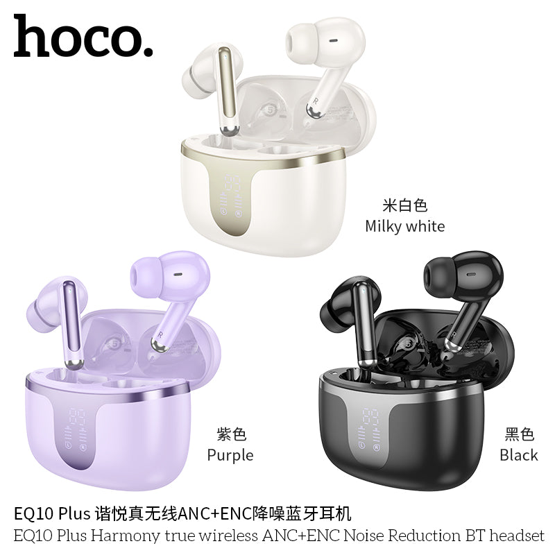 HD_SYNC:EQ10 Plus Harmony true wireless ANC+ENC Noise Reduction BT headset