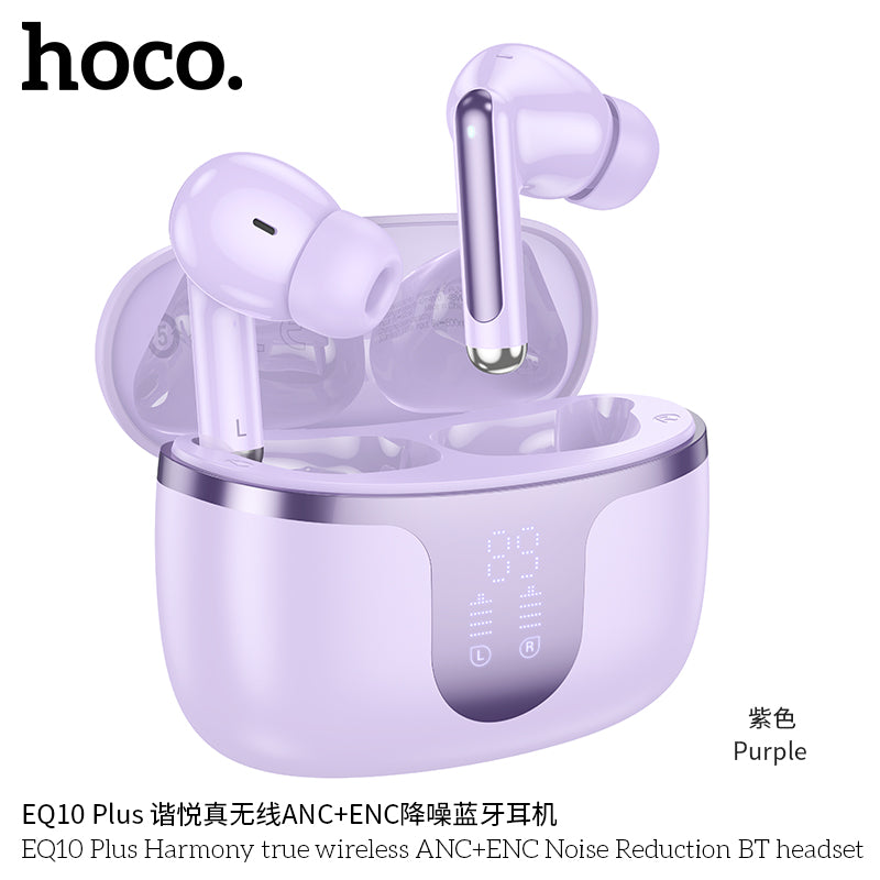 HD_SYNC:EQ10 Plus Harmony true wireless ANC+ENC Noise Reduction BT headset