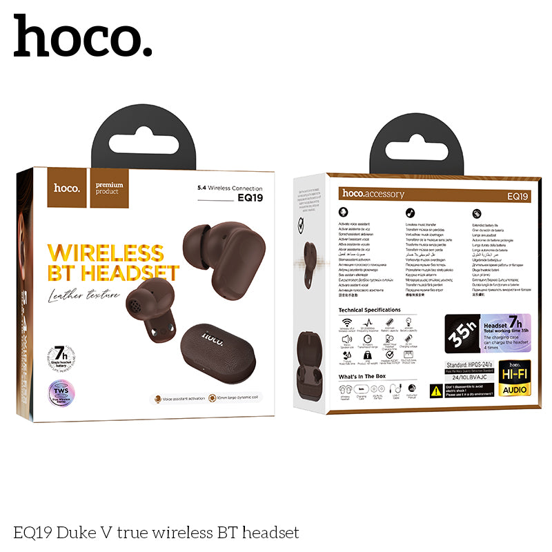 HD_SYNC:EQ19 Duke Ⅴ true wireless BT headset