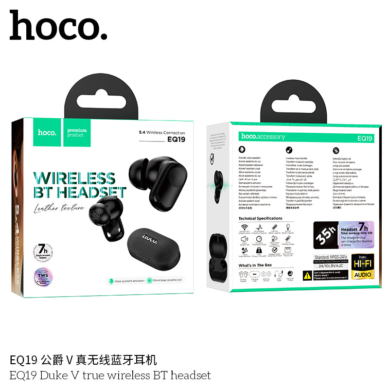 HD_SYNC:EQ19 Duke Ⅴ true wireless BT headset
