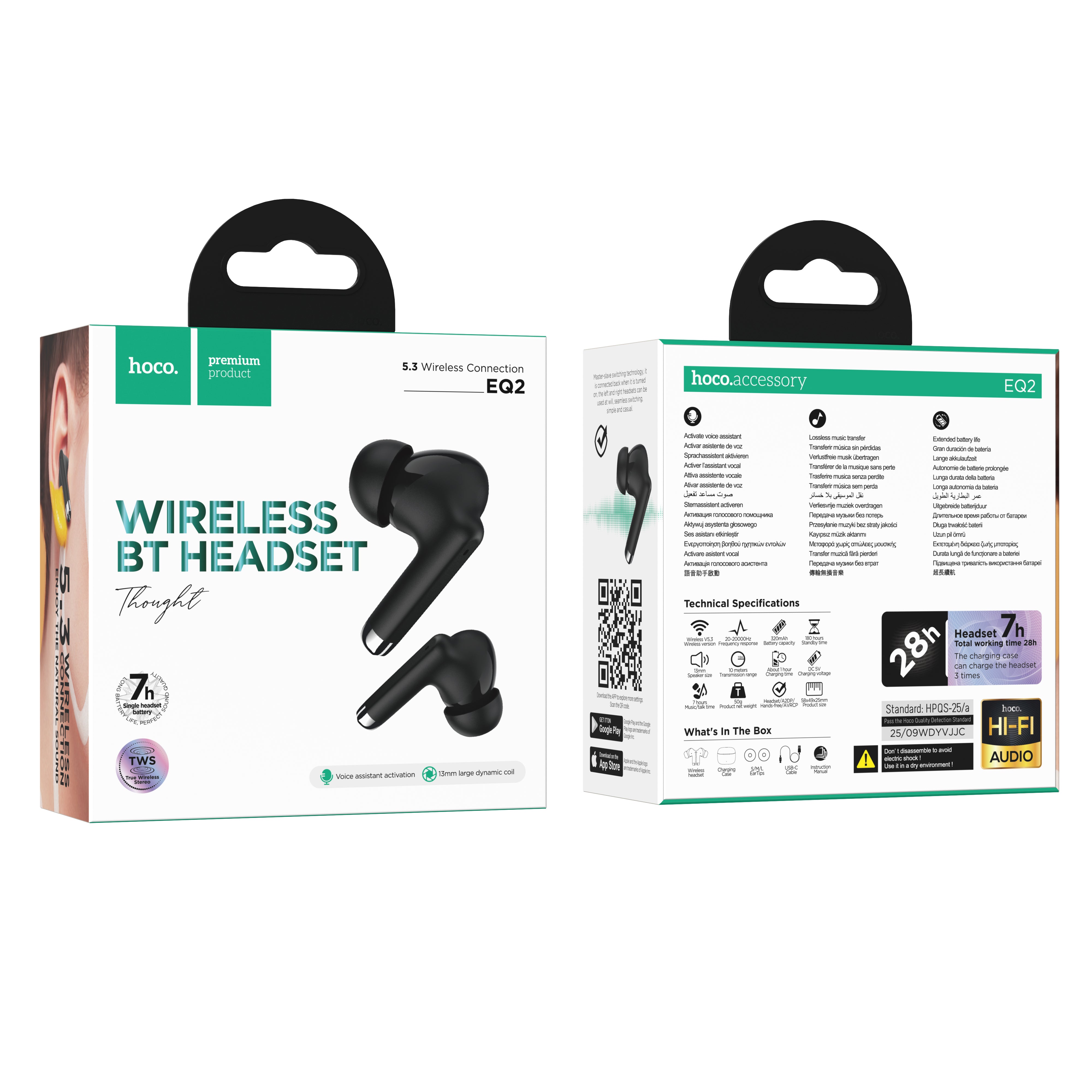 HD_SYNC:EQ2 Thought true wireless BT headset