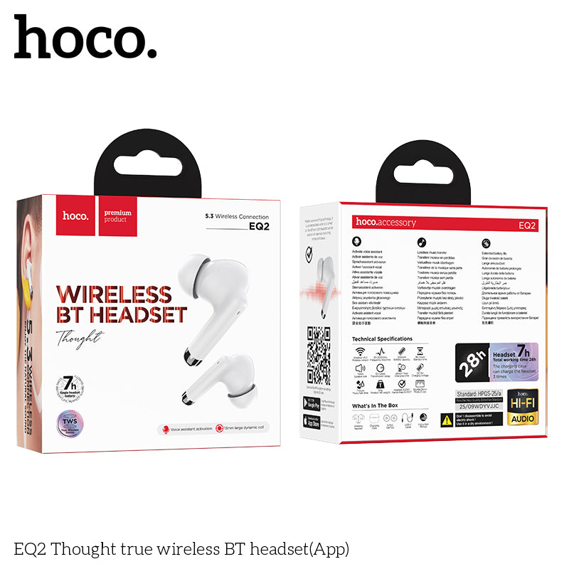 HD_SYNC:EQ2 Plus Thought true wireless BT headset