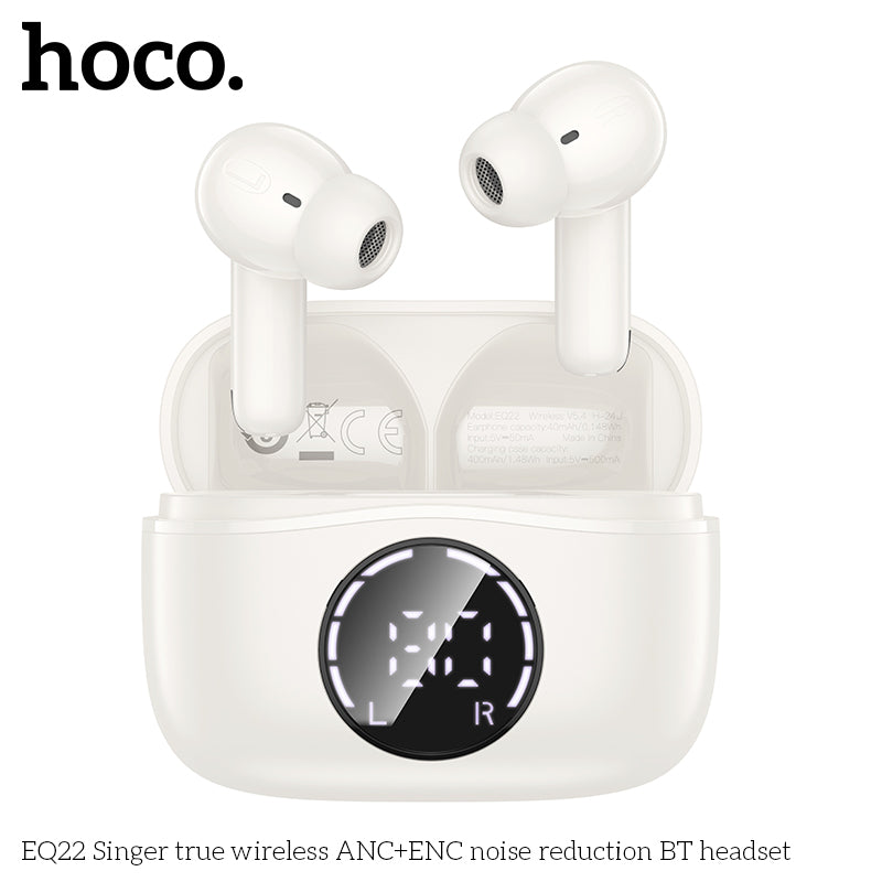 HD_SYNC:EQ22 Singer true wireless ANC+ENC noise reduction BT headset