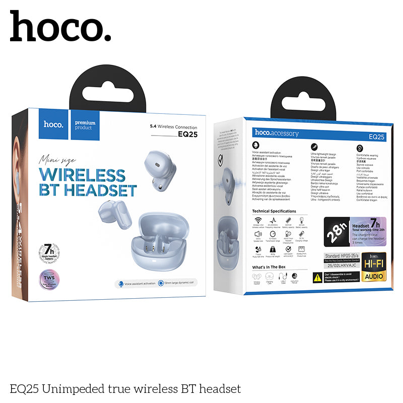 HD_SYNC:EQ25 Unimpeded true wireless BT headset