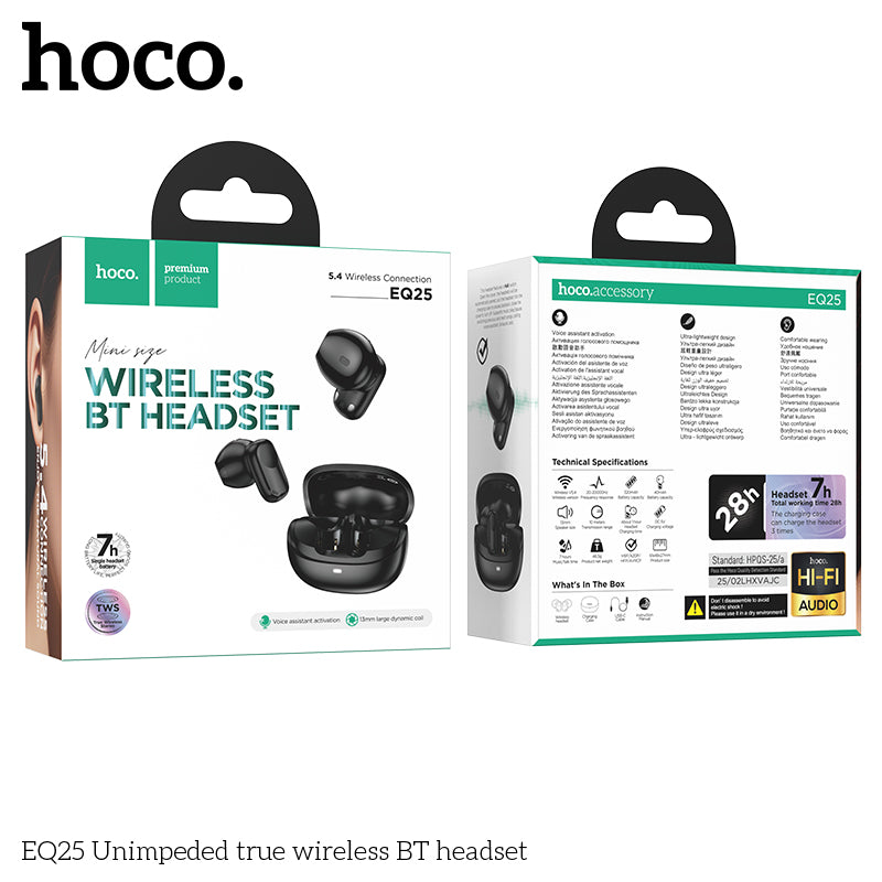 HD_SYNC:EQ25 Unimpeded true wireless BT headset