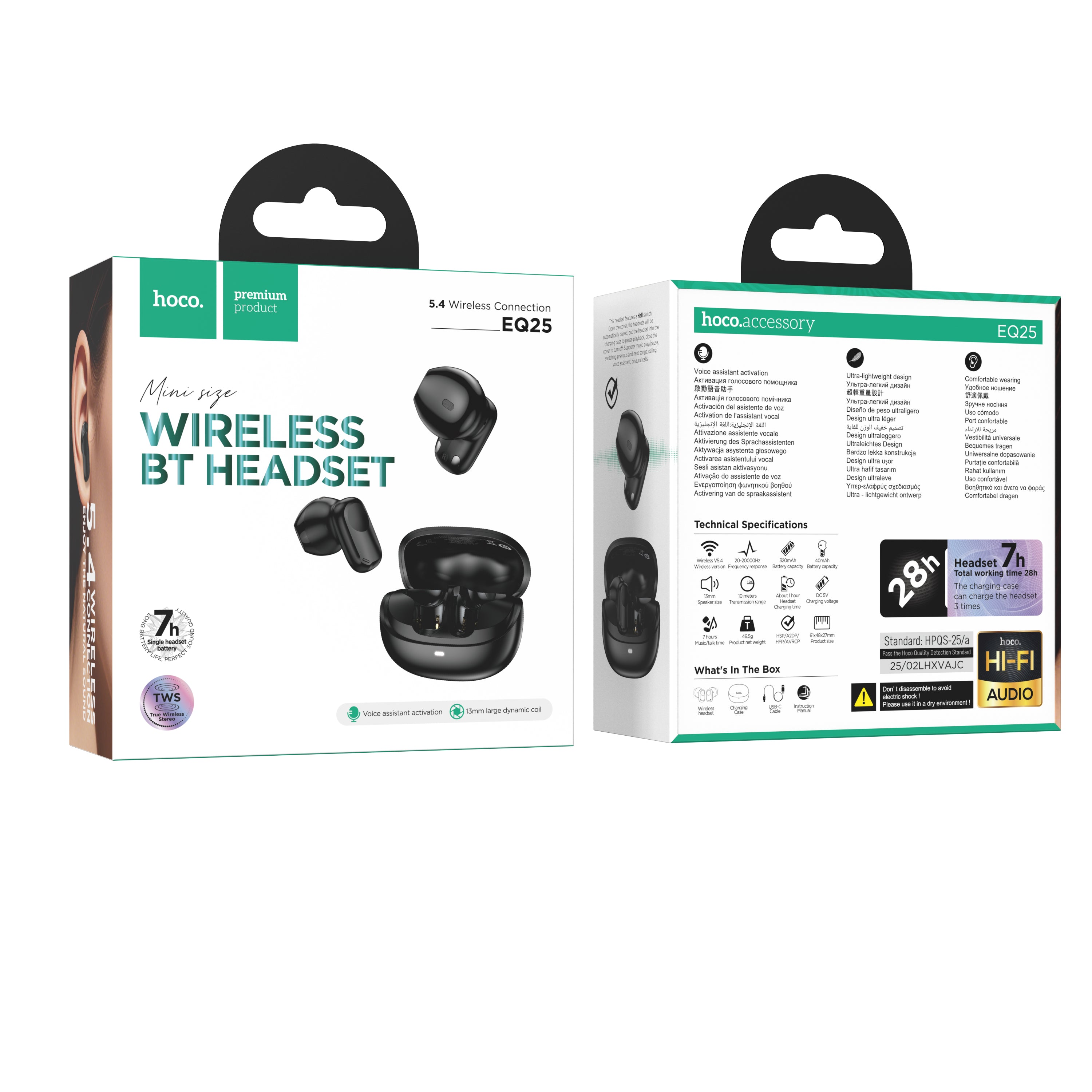 HD_SYNC:EQ25 Unimpeded true wireless BT headset