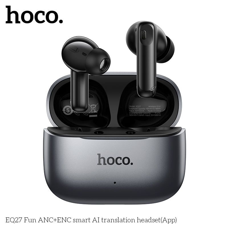 HD_SYNC:EQ27 Fun ANC+ENC smart AI translation headset（APP)