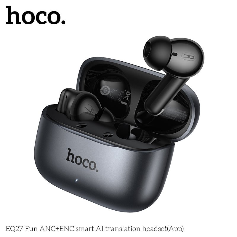 HD_SYNC:EQ27 Fun ANC+ENC smart AI translation headset（APP)