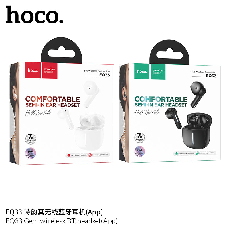 HD_SYNC:EQ33 Gem wireless BT headset(App)