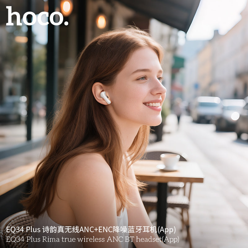 Hoco EQ34 Plus Rima true wireless ANC BT headset(App)