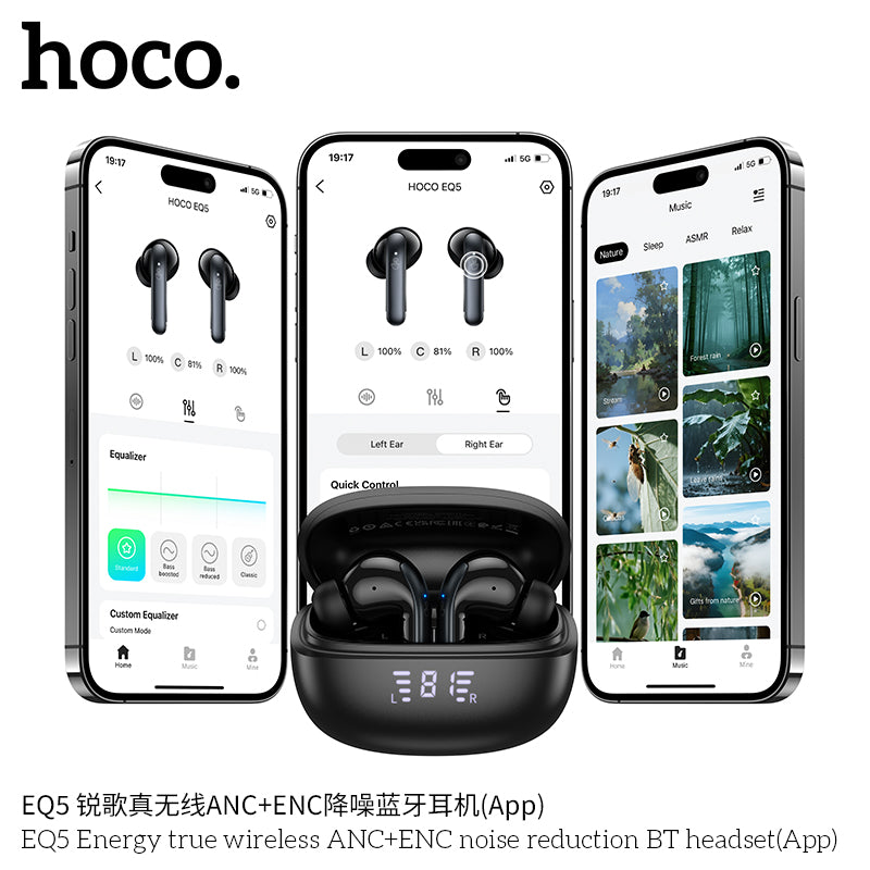 HD_SYNC:EQ5 Energy true wireless ANC+ENC noise reduction BT headset（APP）