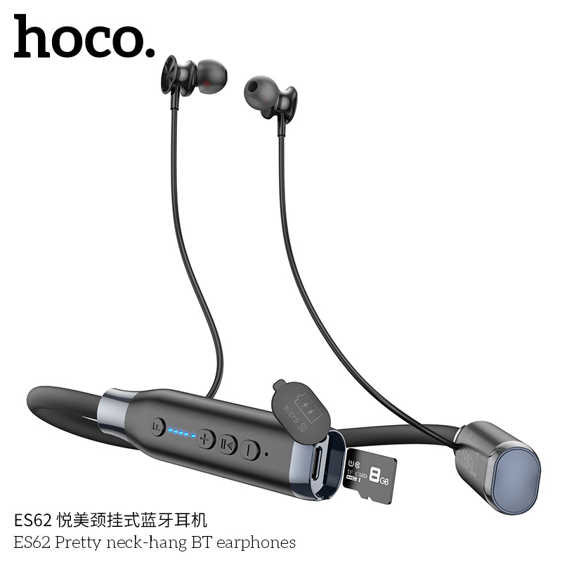HD_SYNC:ES62 Plus Pretty neck-hang BT earphones