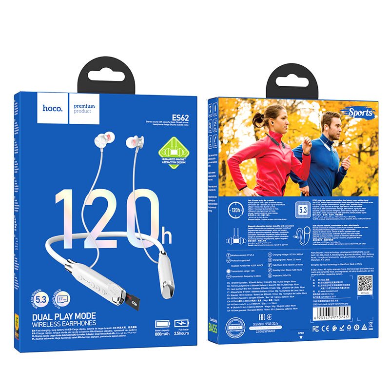 HD_SYNC:ES62 Plus Pretty neck-hang BT earphones