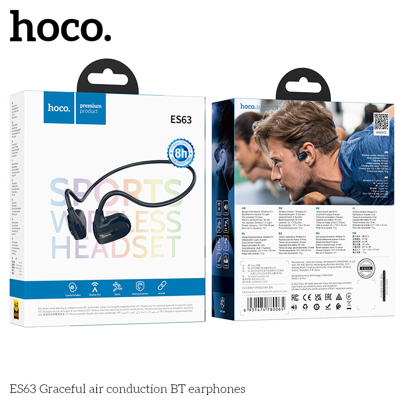 HD_SYNC:ES63 Graceful air conduction BT earphones