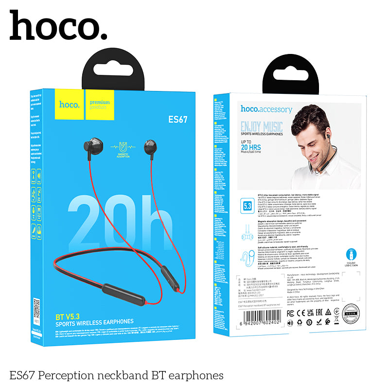 HD_SYNC:ES67 Perception neckband BT earphones