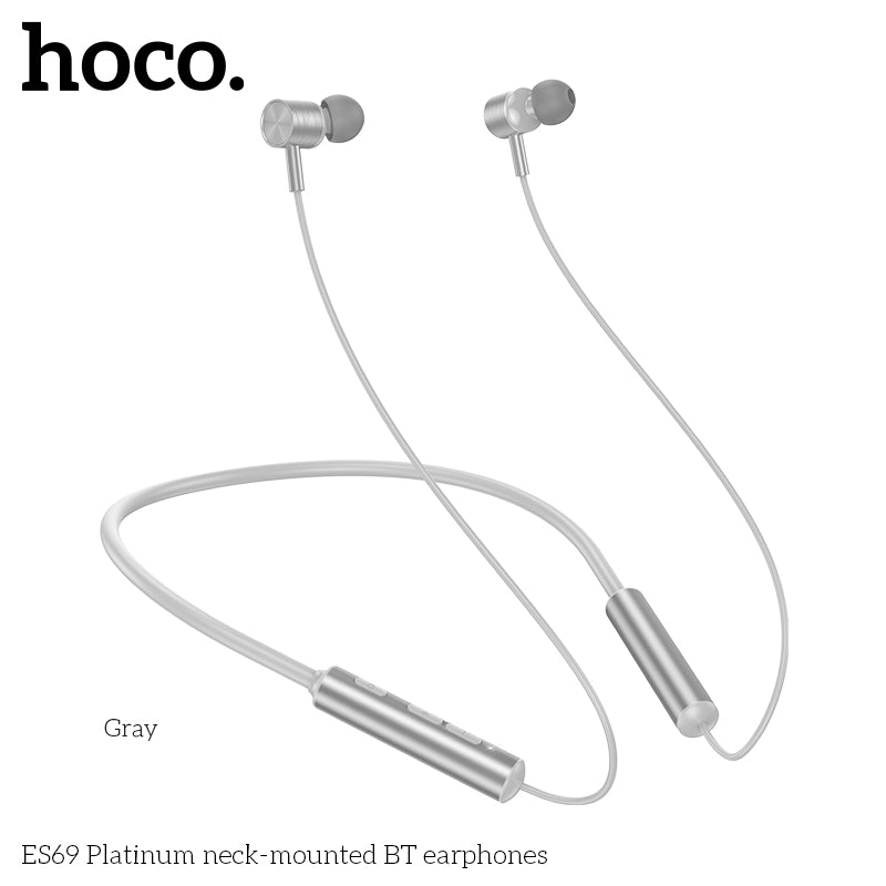 HD_SYNC:ES69 Platinum neck-mounted BT earphones