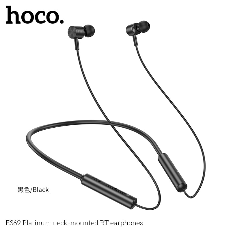 HD_SYNC:ES69 Platinum neck-mounted BT earphones