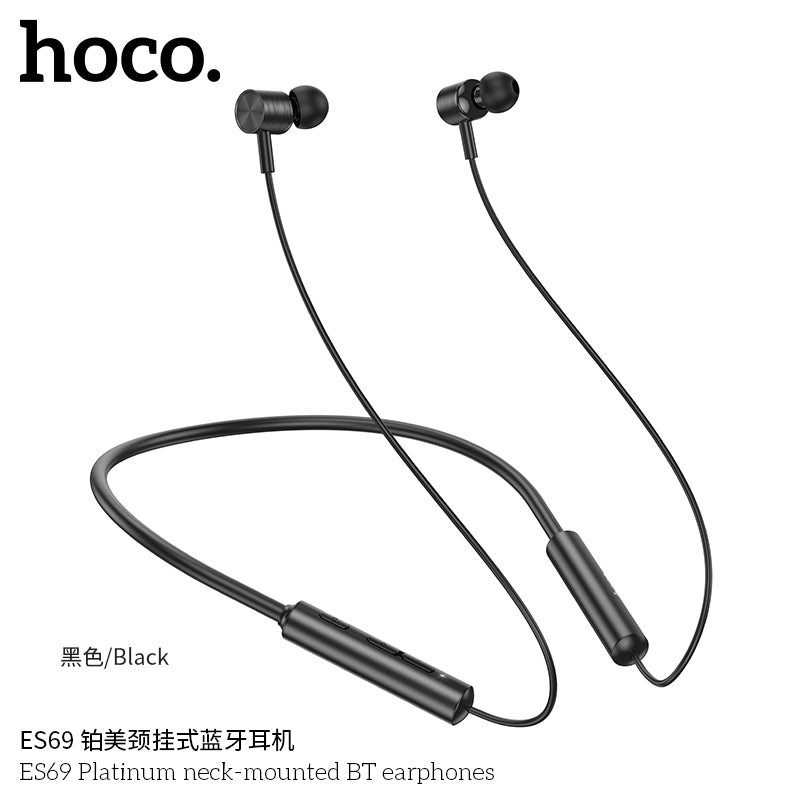 HD_SYNC:ES69 Platinum neck-mounted BT earphones