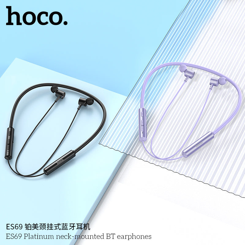 HD_SYNC:ES69 Platinum neck-mounted BT earphones