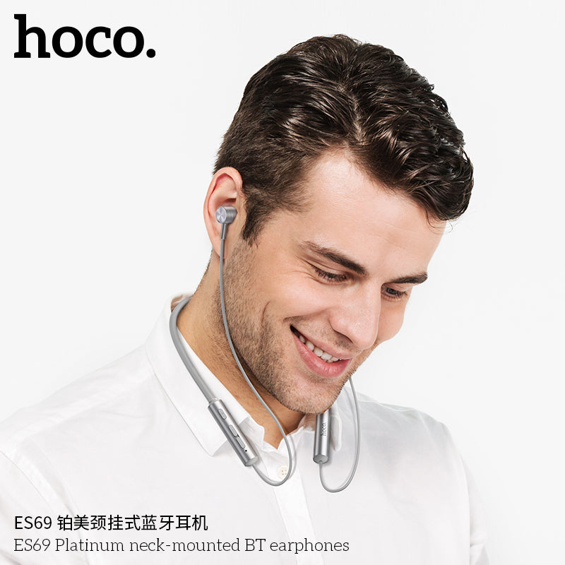 HD_SYNC:ES69 Platinum neck-mounted BT earphones
