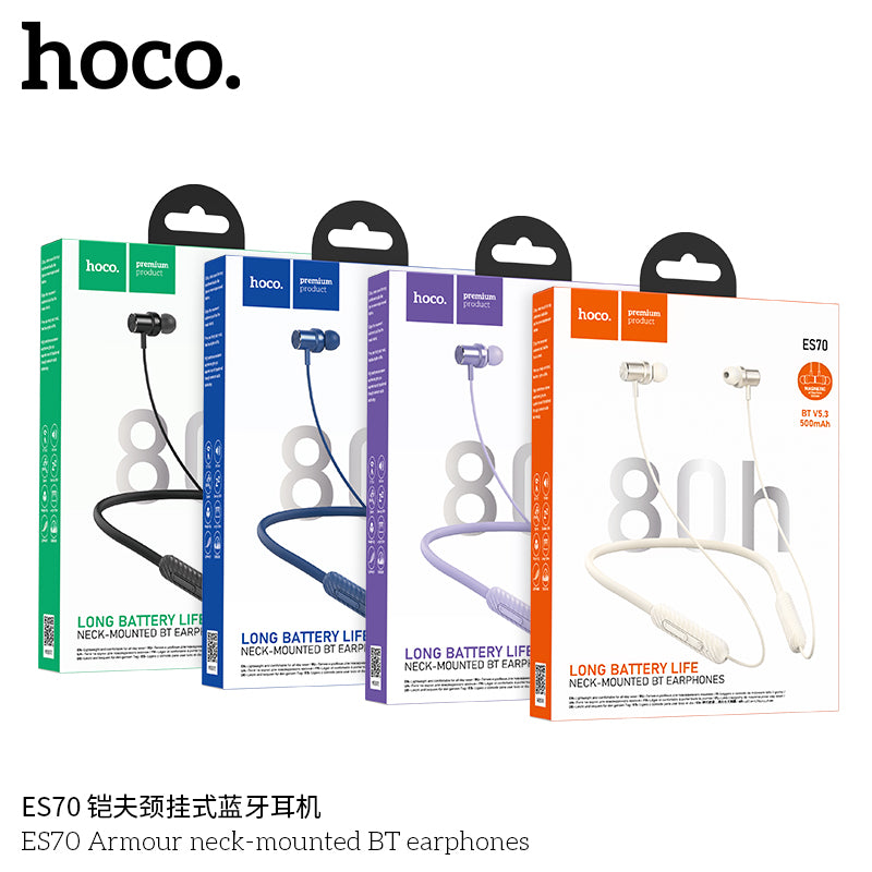 HD_SYNC:ES70 Armour neck-mounted BT earphones