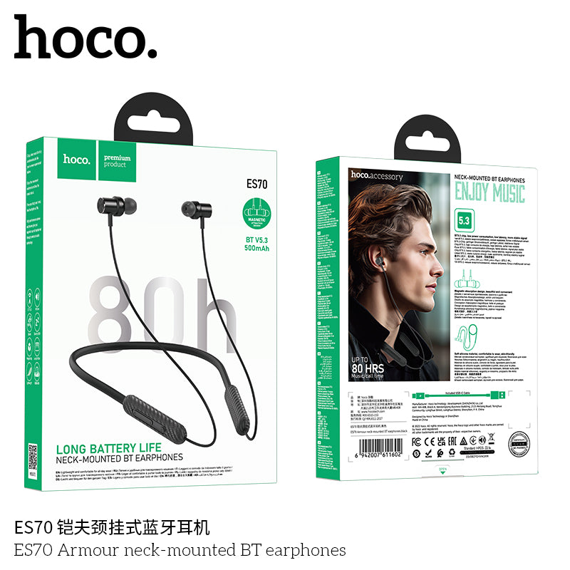 HD_SYNC:ES70 Armour neck-mounted BT earphones