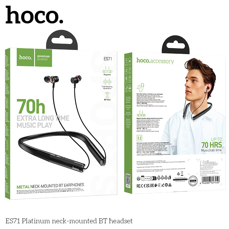 HD_SYNC:ES71 Platinum neck-mounted BT headset