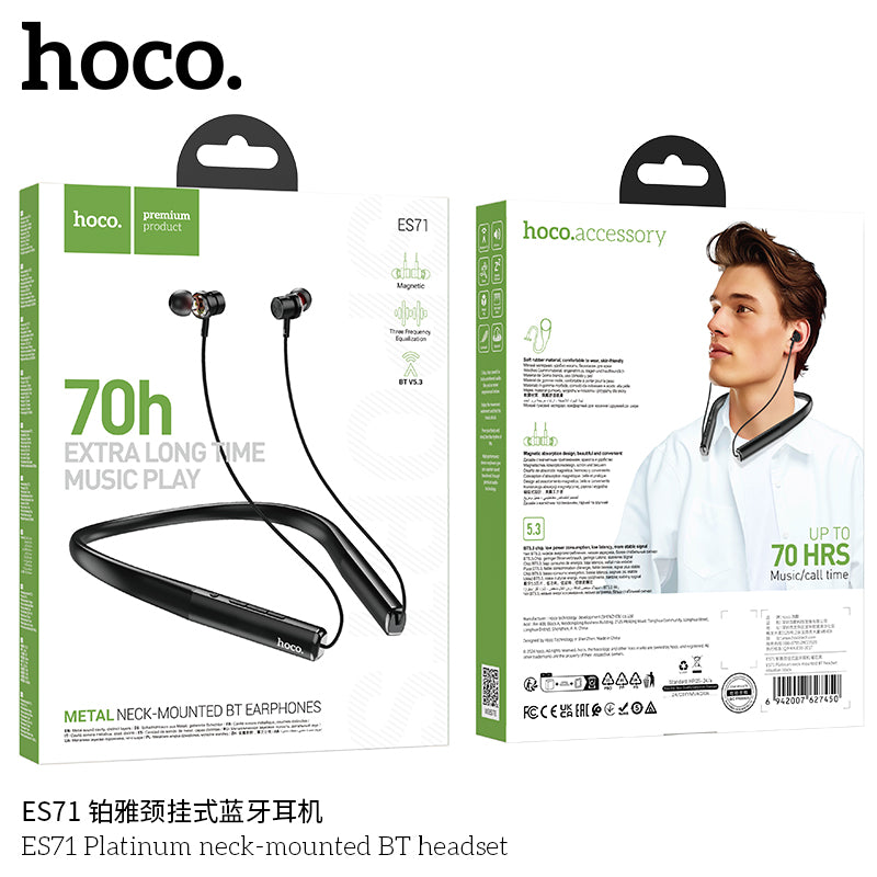 HD_SYNC:ES71 Platinum neck-mounted BT headset